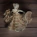 1940’s Vtg Hedi Schoop California Pottery Ceramic Woman Planter Ruffle Dress 8”