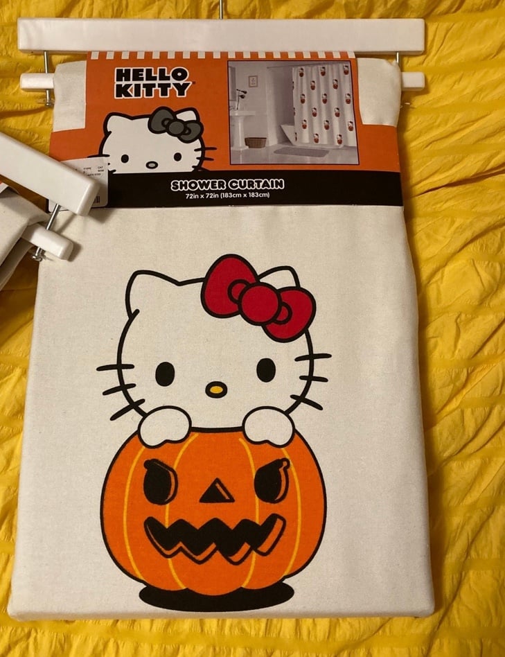 Hello Kitty Halloween Shower Curtain
