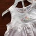 NWT Vintage Carter's Sweet Daisy Baby Girl Linen Floral Embroidery White Dress