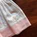 NWT Vintage Carter's Sweet Daisy Baby Girl Linen Floral Embroidery White Dress