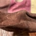 Lucky Brand Patchwork Boho Suede Leather Messenger Tote Shoulder Bag Purse.
