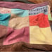 Lucky Brand Patchwork Boho Suede Leather Messenger Tote Shoulder Bag Purse.