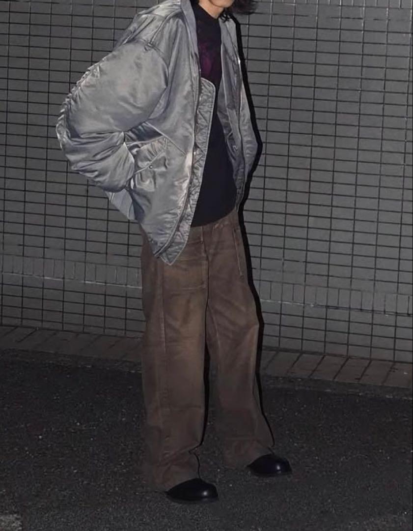 KAMIYA Distressed Sarge Pants （BROWN） カミヤ KAMIYA Distressed Sarge Pants （BROWN） -FASCINATE