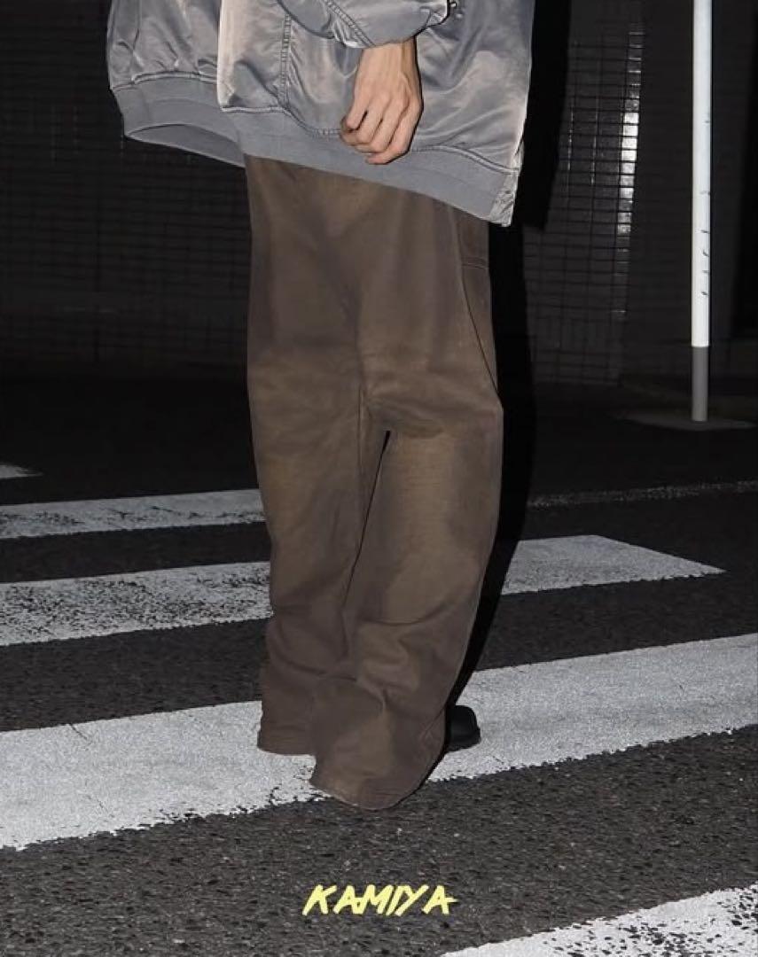 KAMIYA Distressed Sarge Pants (BROWN) Cargo