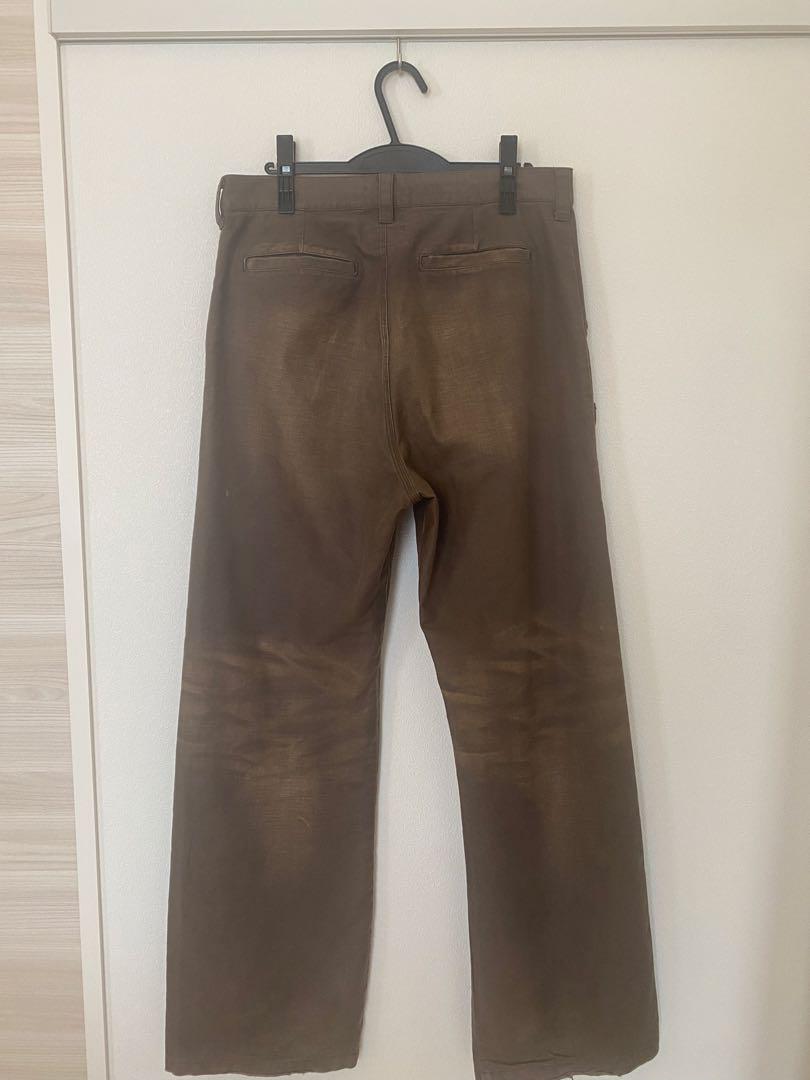 KAMIYA Distressed Sarge Pants （BROWN） KAMIYA Distressed Sarge Pants （KHAKI） -FASCINATE