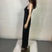 NEW Topshop Black Foil Star Lace Up Sleeveless Jumpsuit 4
