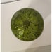 Mosaic Green Mother of Pearl Jar Canister Storage Decor With Lid 11 Tall