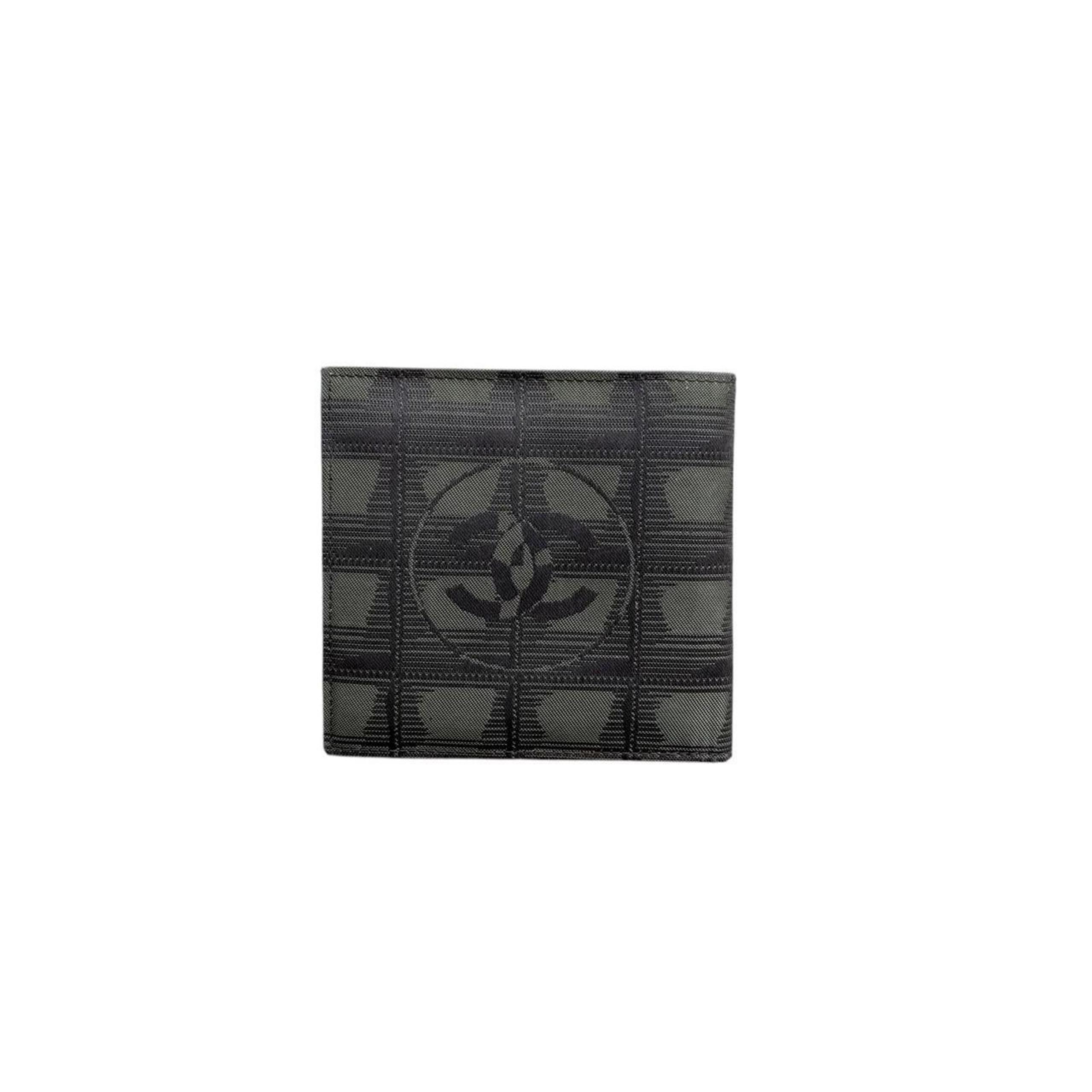 chanel 2000s brown wallet
