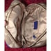 Coach Poppy Daisy Signature Backpack Khaki With PURPLE Leather Trim F20046