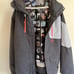 NWOT VOLCOM Men's LG Oxnard Snowboard Jacket G0651401 Gray / Lime Green