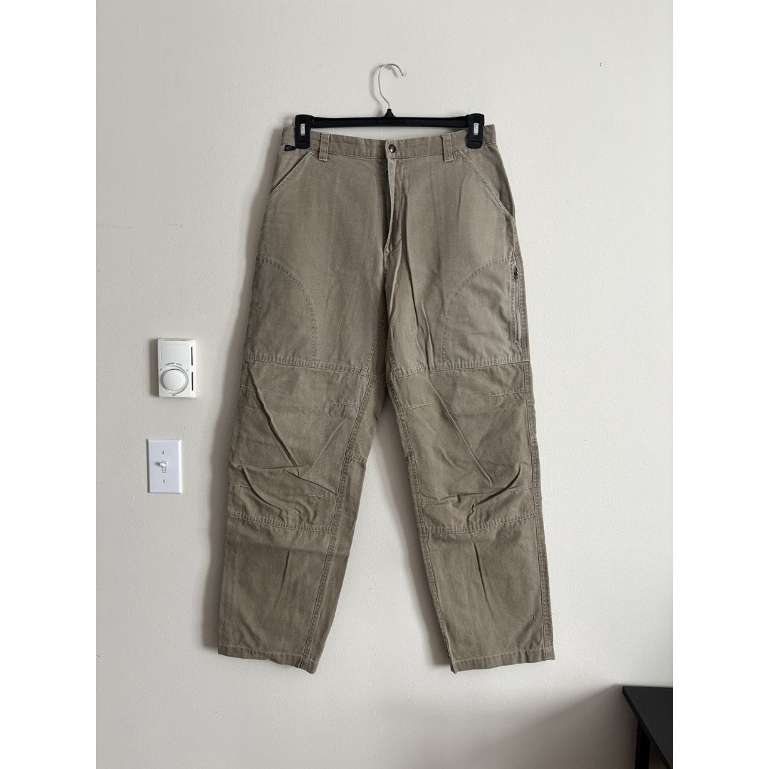 EUC Kuhl Mens Pants 32x32 Large Khaki Tan Beige Utility Outdoor Pockets Hiking