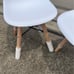 New Giantex Child Chairs Set of 2 Mid Century Wood Legs 190 NWT Unique Design
