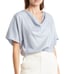 Vince Women's Cowl-Neck Blouse Light Steel Blue XS