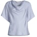 Vince Women's Cowl-Neck Blouse Light Steel Blue XS