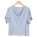 Vince Women's Cowl-Neck Blouse Light Steel Blue XS