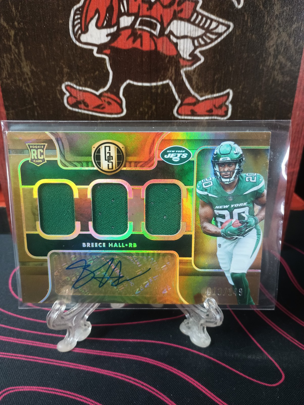 Breece Hall Rookie Patch Auto/149