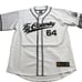 Vtg FB County Baseball Jersey 64 Mens 2XL OG White NEW