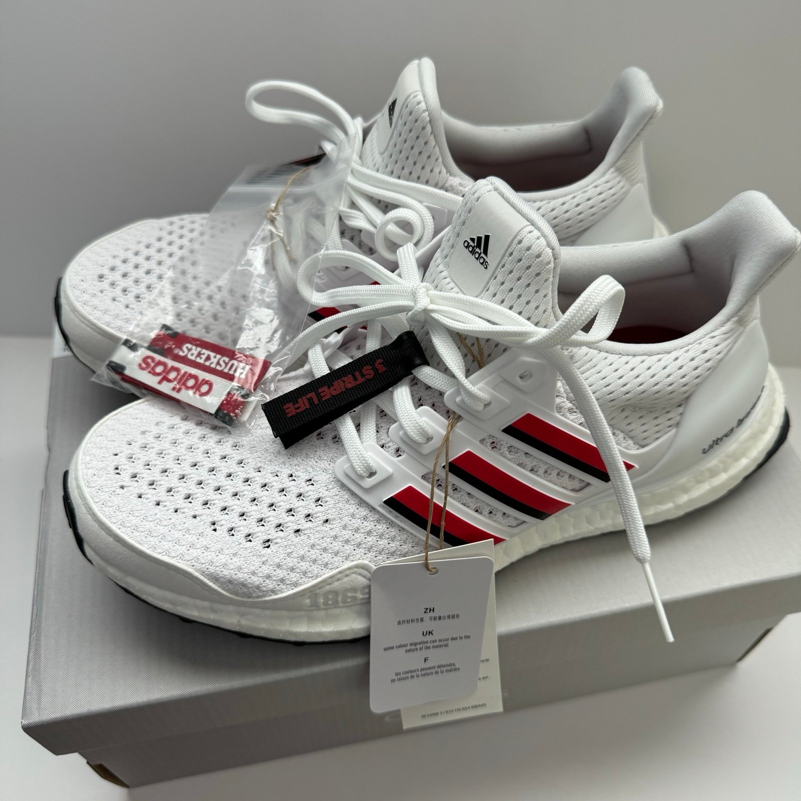 Adidas UltraBoost 1.0 Nebraska Cornhuskers Women’s size 7 NIB