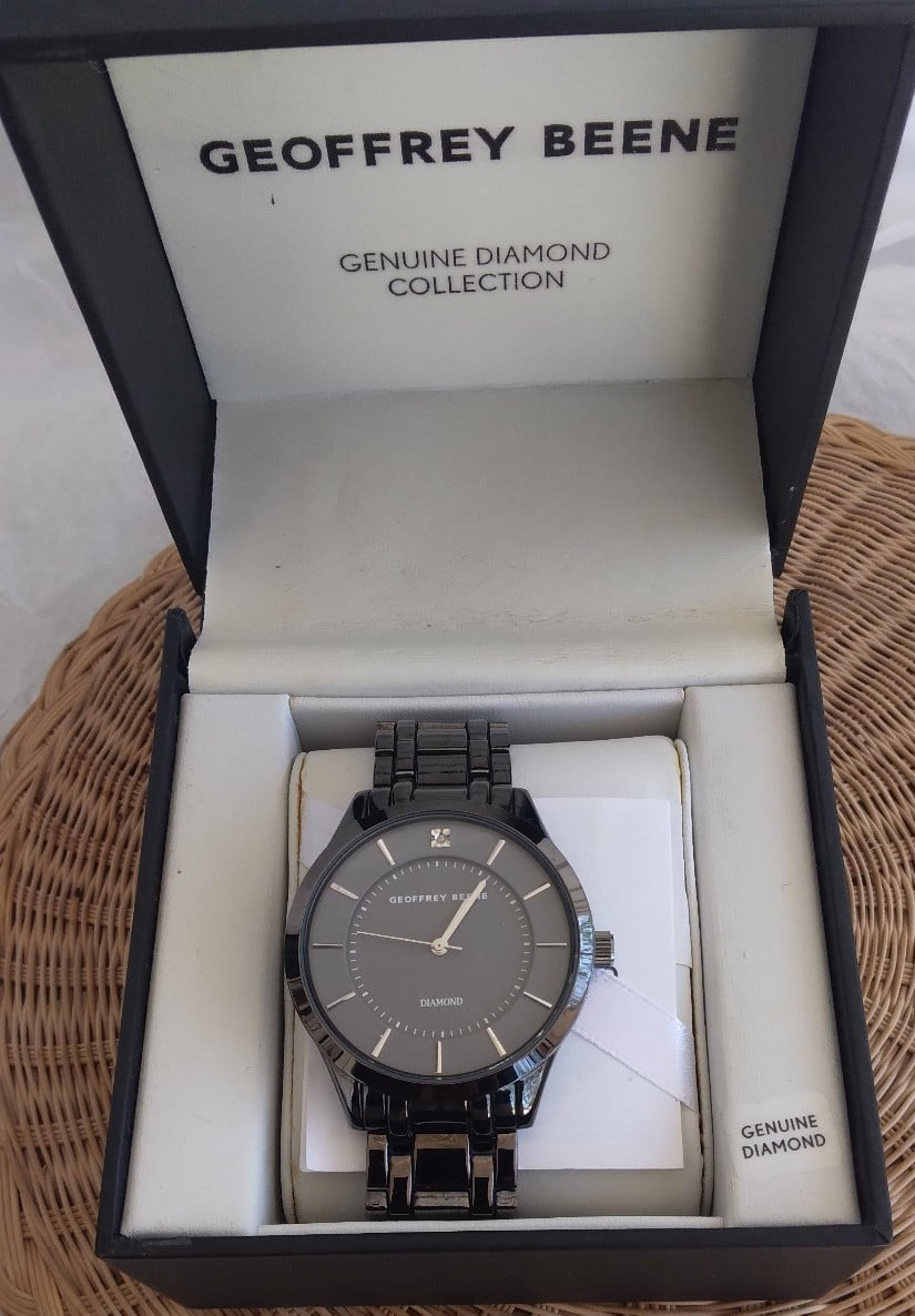 Mens watch Geoffrey Beene  Brand New Never used needs Battery