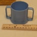 Vintage Double Handle Kayware Blue Baby Cup With Original Box Unused No Lid