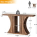 47“ Narrow Console Table with Storage for Entry