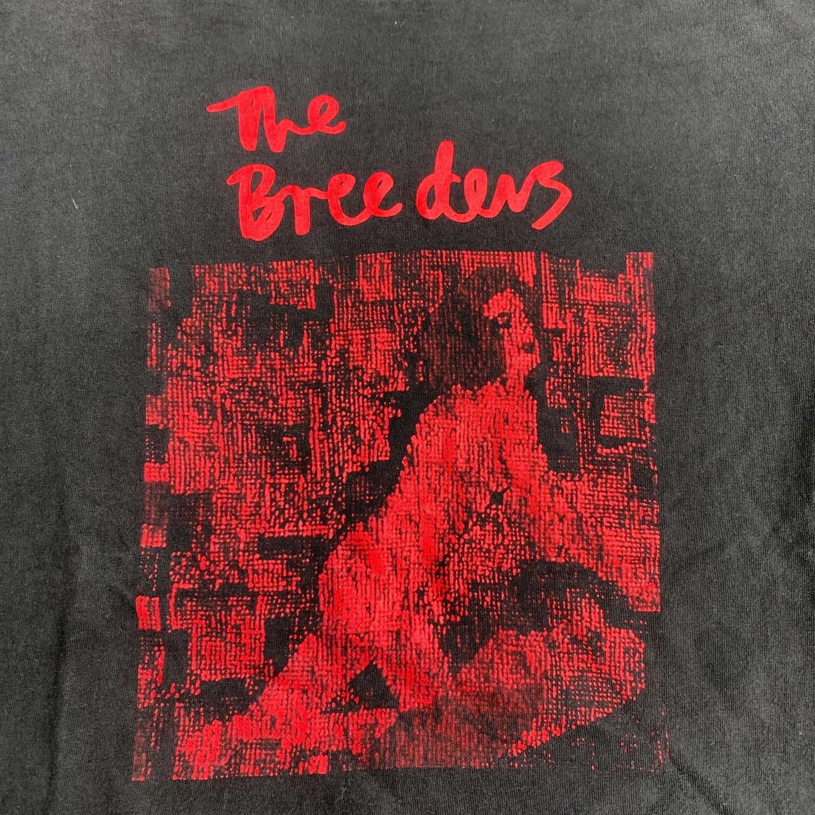 Vintage 1990's The Breeders Head To Toe Tour T- Shirt