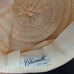 Turban Hat w/ Ribbon Rose, Charmette NY VINTAGE Great Gatsby Cream 20s 30s 50s