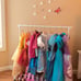Child Garment Rack with 10 Velvet Hanger