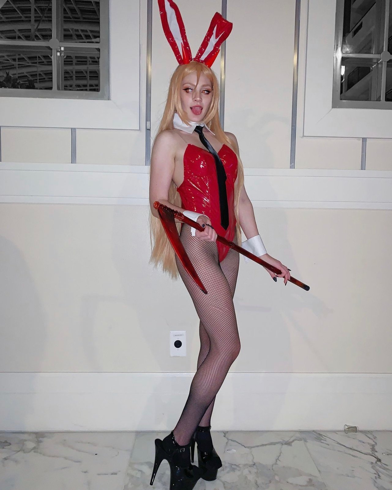 Power Chainsaw Man Bunny Suit Cosplay