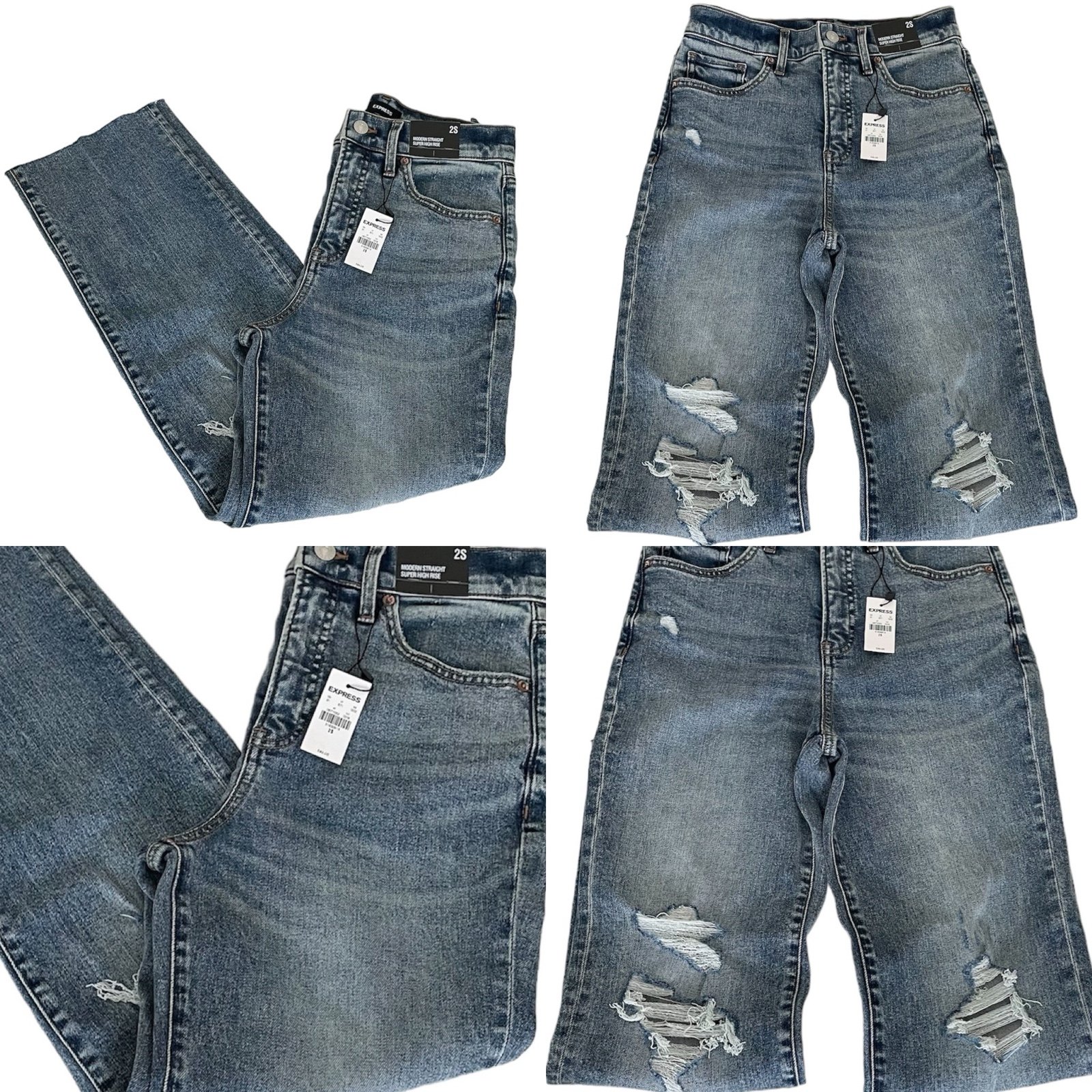 ANDWANG back cutout denim pants Other