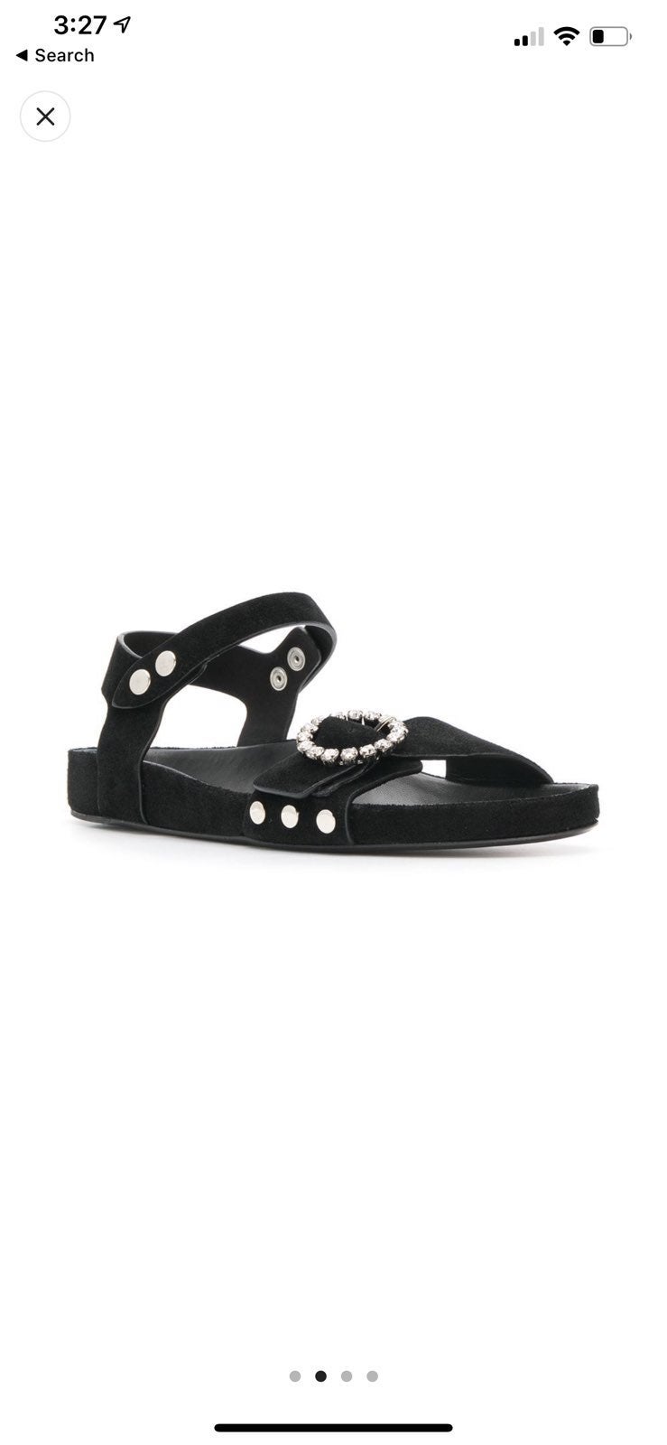 NWT ISABEL MARANT BLACK STRAP SANDALS