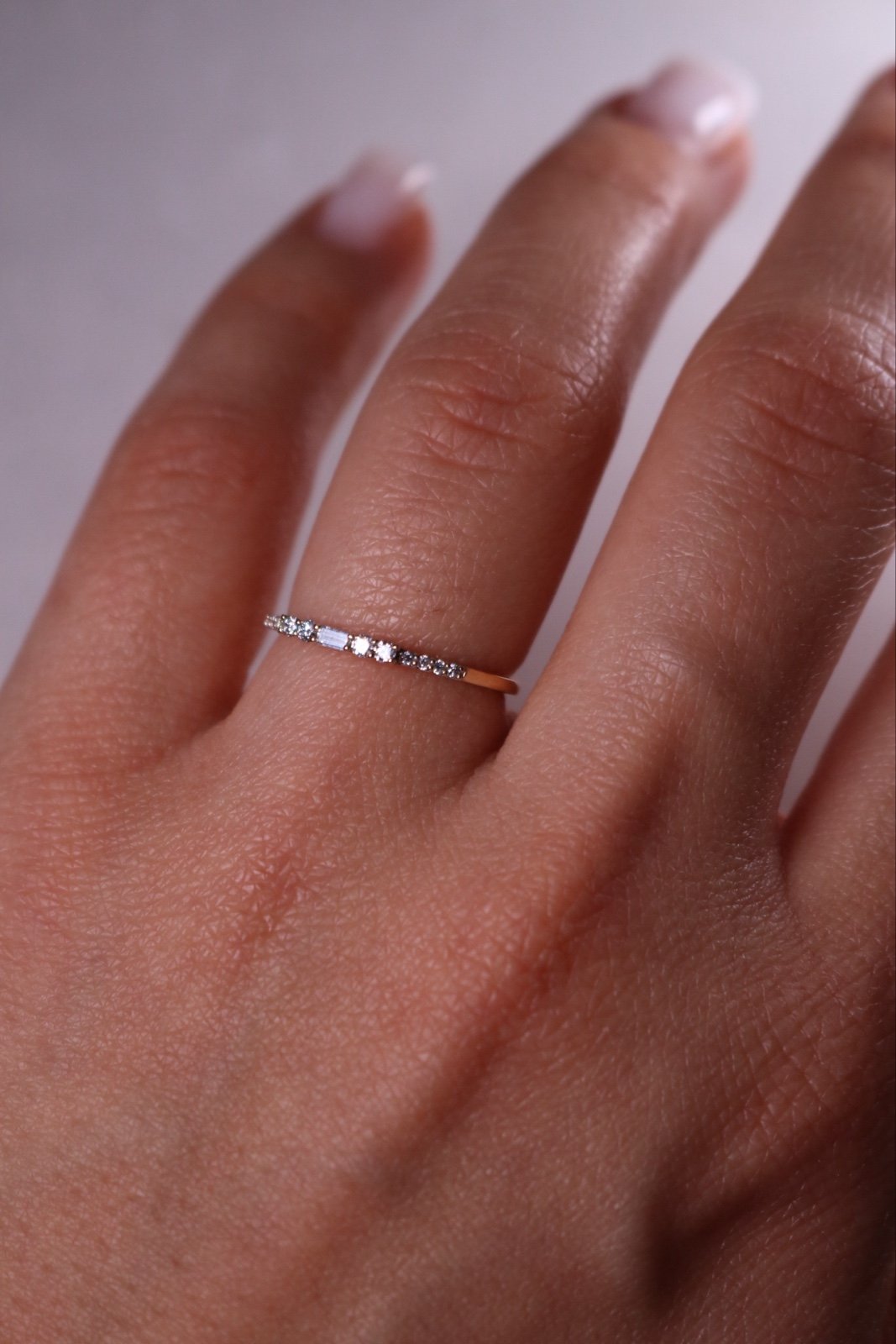 New 14K Gold Diamond Ring