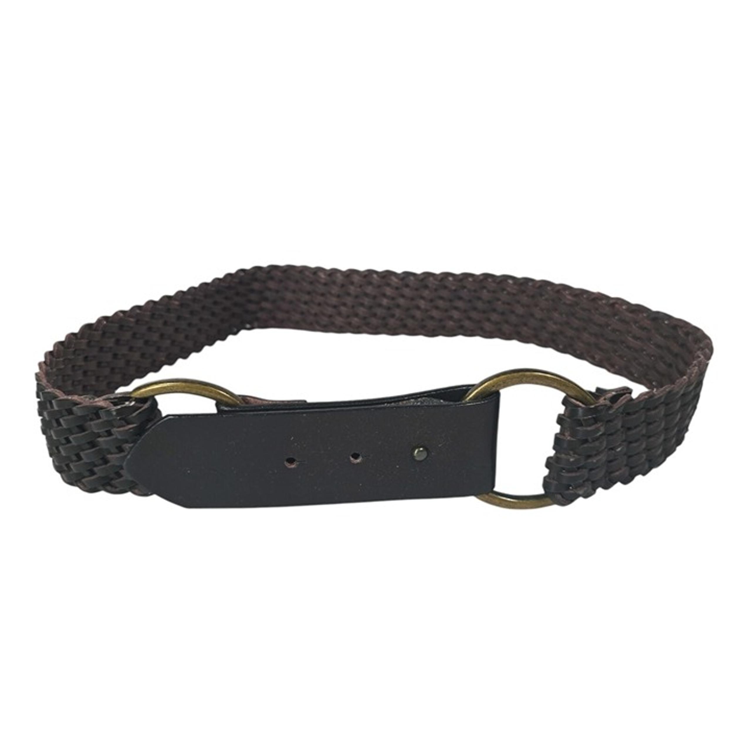 Gap Belt Womens Size Small Brown Braided Woven Synthetic Leather Boho Casual