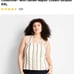 Jenee Naylor striped tie neck halter