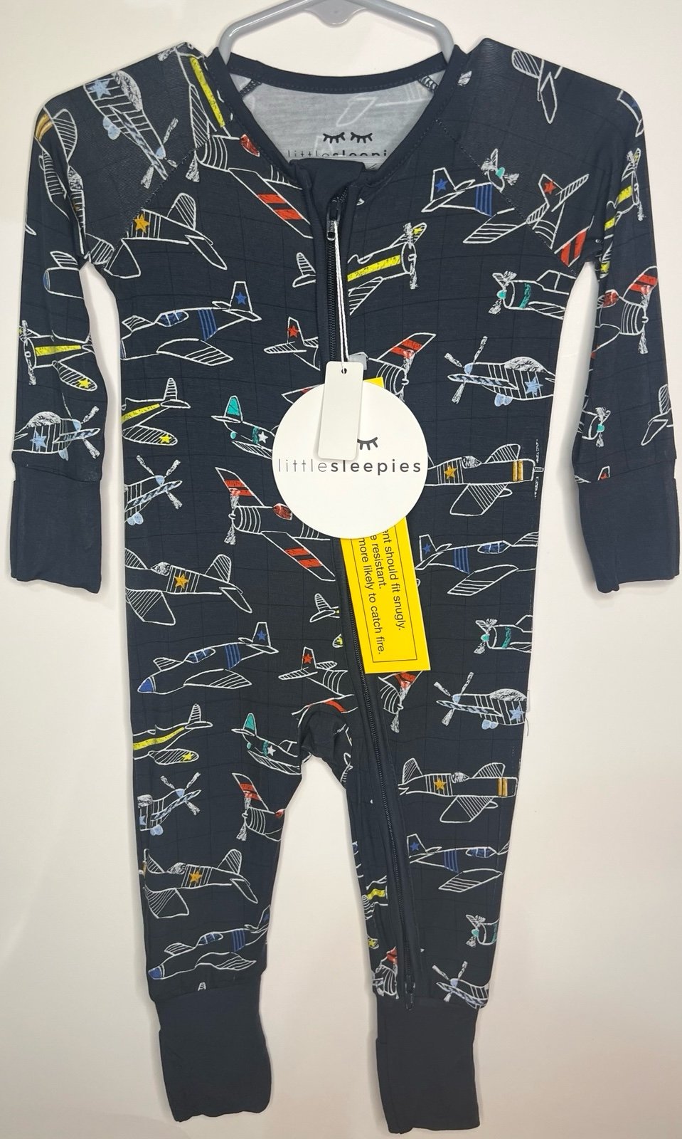 Little Sleepies Take Flight Zippy 3/6 airplanes