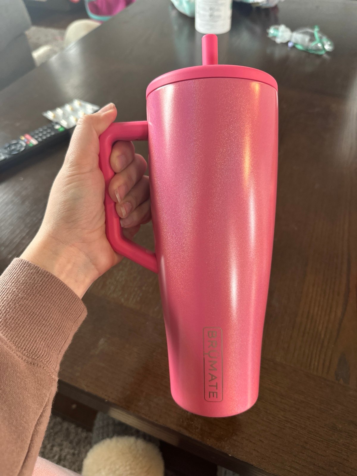 Brumate glitter pink era 40oz