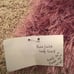 Handknit Rose Silk Scarf and Flower Accent Set