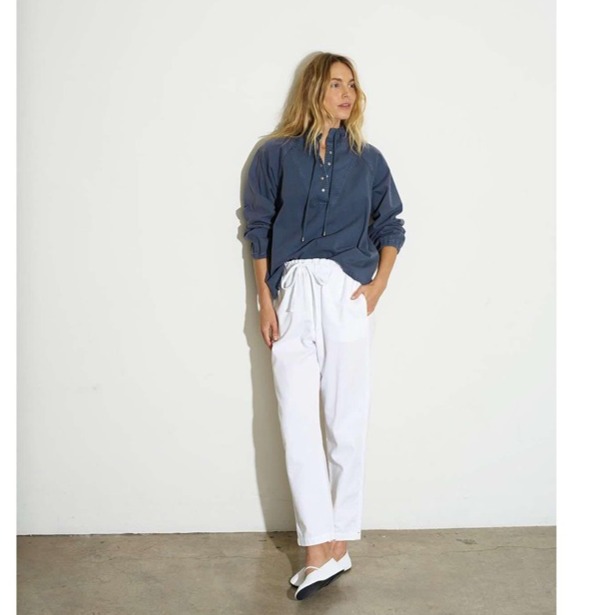 Xirena Size Medium White Rex Twill Pant Regular price 235 Drawstring