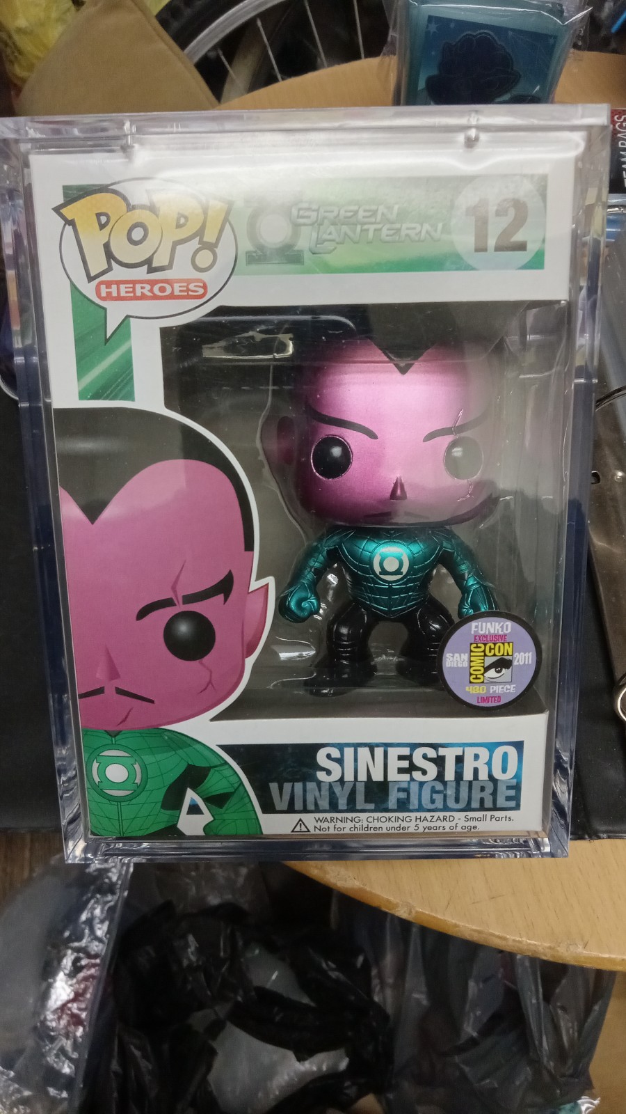 Funko Pop Sinestro SDCC Metallic