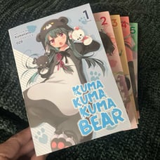 Kuma Kuma Kuma Bear by Kumanano, illustrated by 029. Volumes 1 - 5. Like new.