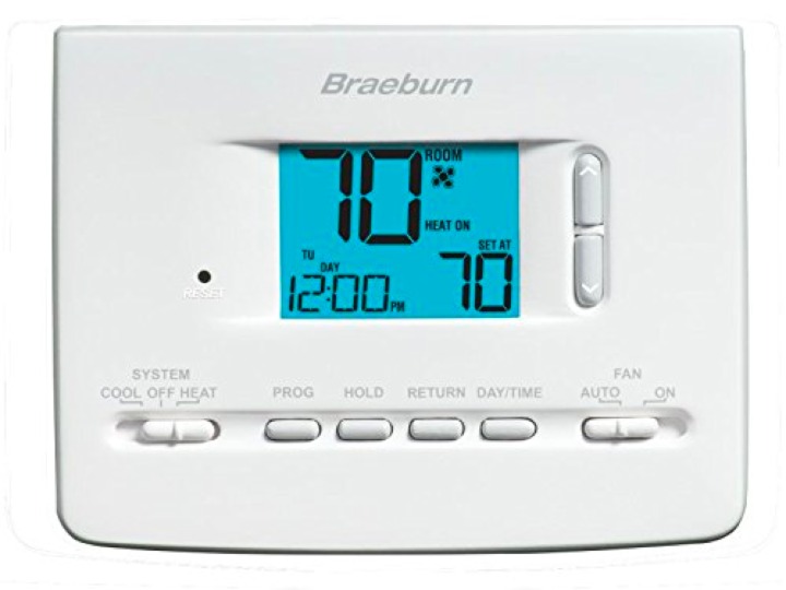 Brand NEW, BRAEBURN 2020NC Thermostat, 5-2 Day Programmable