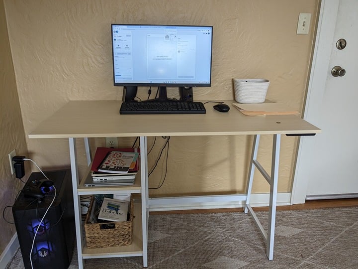Office Desk Computer, with Shelf