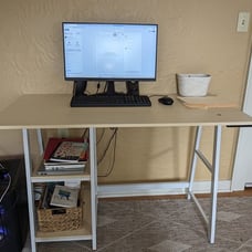 Office Desk Computer, with Shelf