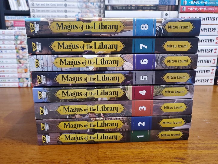Magus of the Library Volumes 1-8 (english manga)