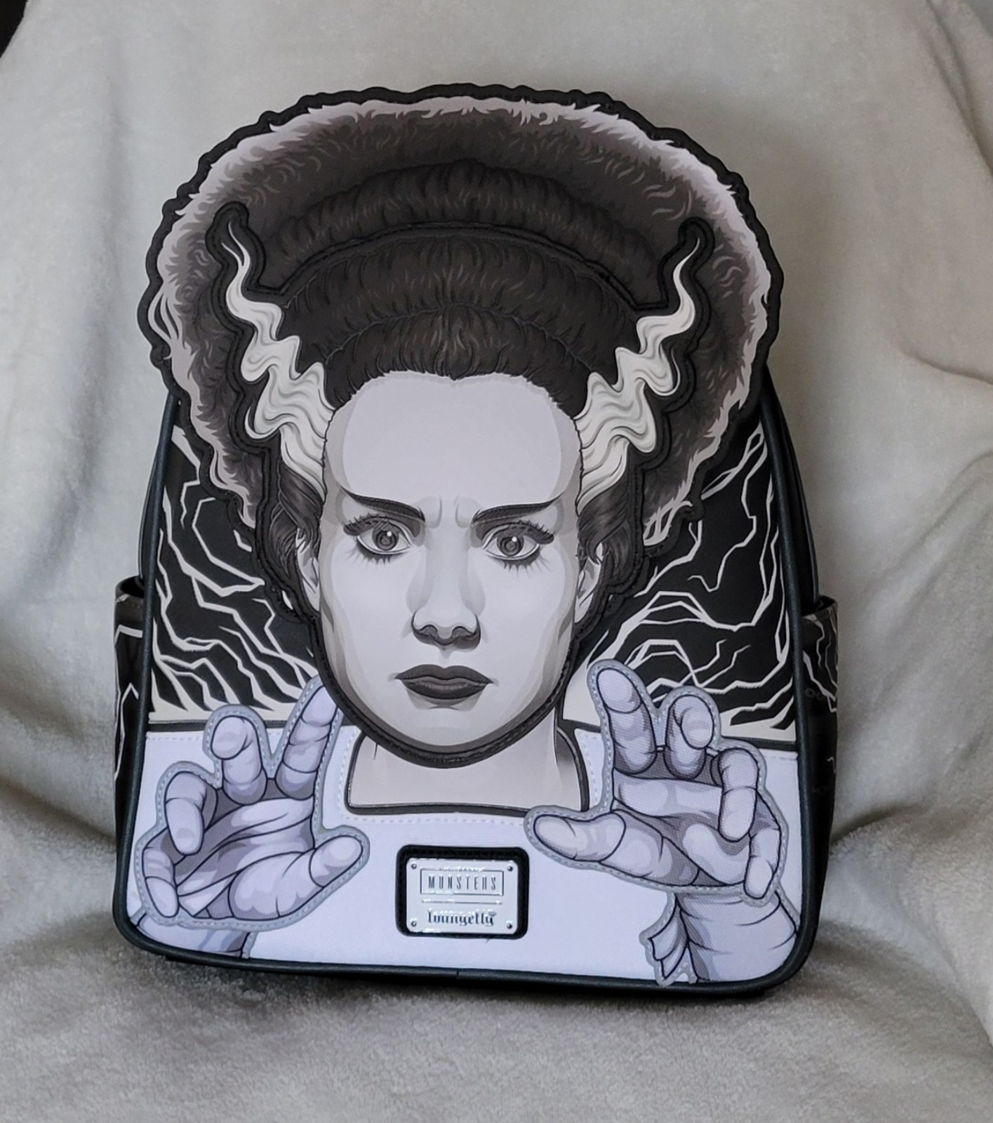 Universal Monsters Exclusive The Bride Of Frankenstein Glow Mini Backpack