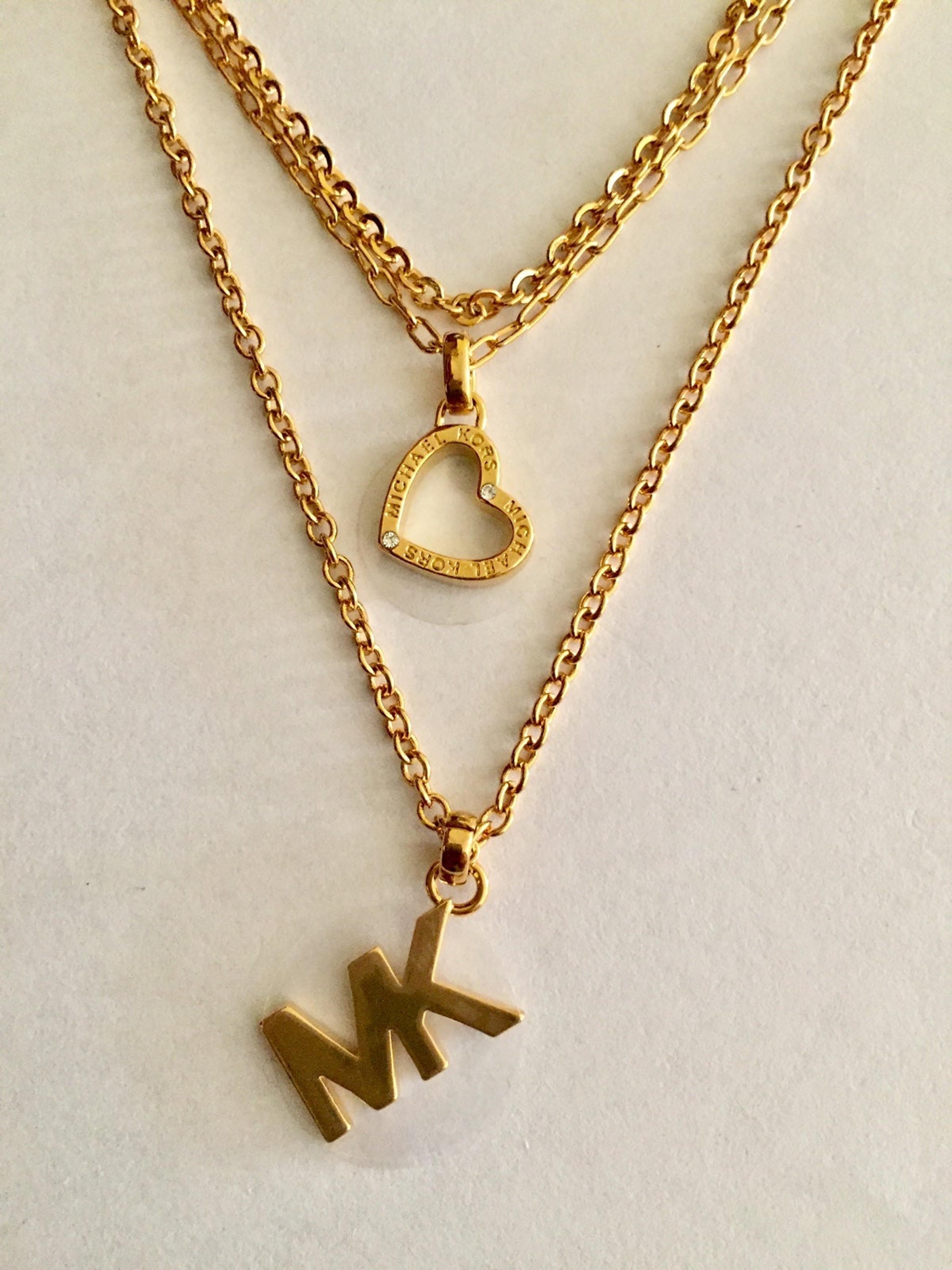 Mk locket necklace Clearance