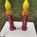 Vintage Dapol USA 40 Noel Christmas Blow Mold Candle Set HTF