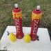Vintage Dapol USA 40 Noel Christmas Blow Mold Candle Set HTF
