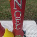 Vintage Dapol USA 40 Noel Christmas Blow Mold Candle Set HTF