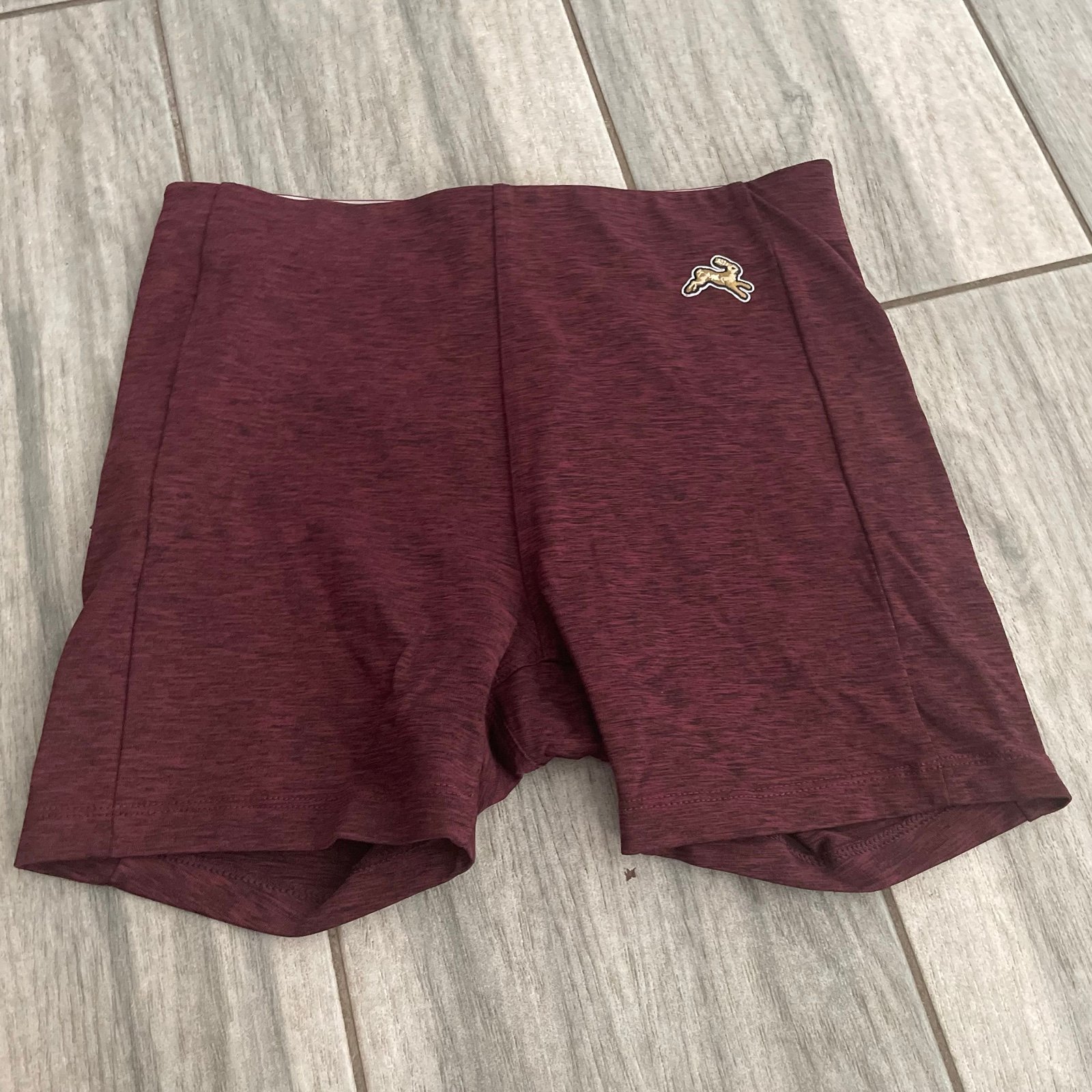 Tracksmith Women’s Session Short Tight Running Shorts Burgundy Size Medium